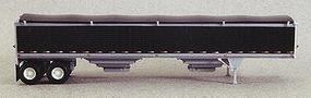 Lonestar Wilson 43' Grain Trailer Kit Black Tarp & Prepainted Panels (black) HO-Scale #6003