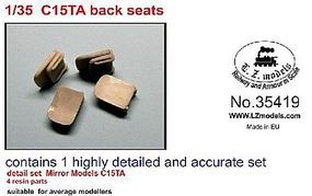 LZ C15TA Back Seats for MZZ (Resin) Plastic Model Vehicle Accessory 1/35 Scale #35419 LZ C15TA Back Seats for MZZ (Resin) Plastic Model Vehicle Accessory 1/35 Scale #35419