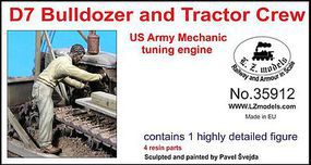 LZ 1/35 Bulldozer & Tractor US Army Mechanic Tuning Engine for MZZ (Resin) LZ 1/35 Bulldozer & Tractor US Army Mechanic Tuning Engine for MZZ (Resin)