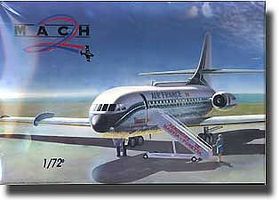 Mach2 SE210 Caravelle UAL/AF/Air International Airliner Plastic Model Airplane Kit 1/72 #23 Mach2 SE210 Caravelle UAL/AF/Air International Airliner Plastic Model Airplane Kit 1/72 #23
