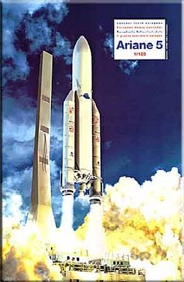 Mach2 Ariane 5 Heavy European Satellite Launcher Rocket Space Program Plastic Model 1/125 #lo1