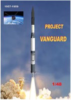 Mach2 1/48 Project Vanguard US Satellite Launcher Rocket 1957-1959 (18'' Tall) Mach2 1/48 Project Vanguard US Satellite Launcher Rocket 1957-1959 (18'' Tall)