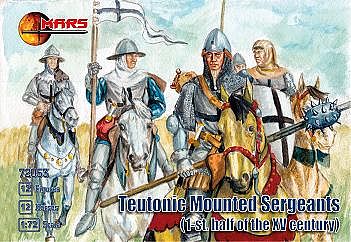 Mars 1/72 Teutonic Foot Sergeants 1st Half XV Century # 72052 