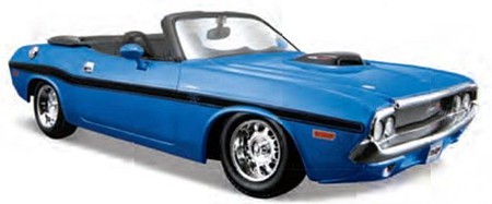 Maisto 1/24 1970 Dodge Challenger R/T Convertible (Met. Blue) (New Color)