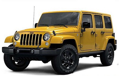 Maisto 1/24 2015 Jeep Wrangler Unlimited (Yellow)