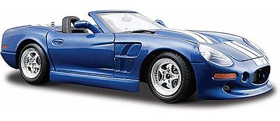 Maisto 1999 Shelby Series 1 Convertible (Met. Blue w/White Stripe) Diecast Model Car 1/24 #31277bl