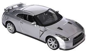 2009 Nissan GT-R (Met. Silver) Diecast Model Car 1/24 scale #31294slv
