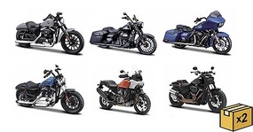 Maisto 1/18 Harley Davidson Motorcycle Assortment Series #43 (12 Total)