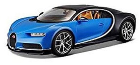 1/24 Bugatti Chiron (Blue/Black) Diecast Model Car 1/24 Scale #31514blb