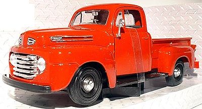 Maisto 1948 Ford F1 Pickup (Red) Diecast Model Truck 1/24 scale #31935red