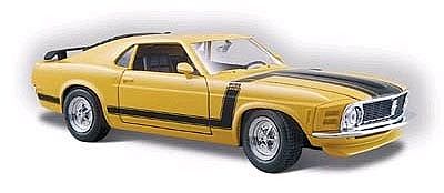 Maisto 1970 Ford Boss Mustang (Yellow) Diecast Model Car 1/24 scale #31943ylw