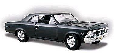 Maisto 1966 Chevelle SS396 (Black) Diecast Model Car 1/24 scale #31960blk