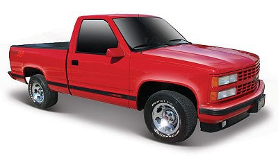 Maisto 1/24 1993 Chevrolet 454S Pickup Truck (Red)