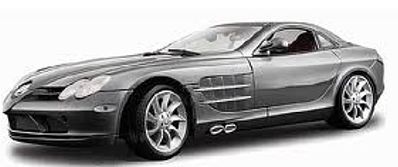 Maisto Mercedes Benz SLR McLaren (Grey) Diecast Model Car 1/18 scale #36653gry