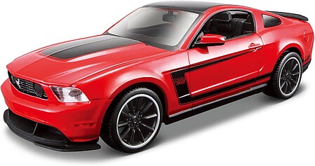 Maisto AL 2012 Ford Mustang Boss 302 Metal Body Plastic Model Car Kit 1/24 Scale #39269