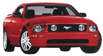 Maisto AL 2006 Mustang Coupe Metal Metal Body Plastic Model Car Kit 1/24 Scale #39997