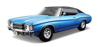 Maisto 1971 Chevelle SS454 Hardtop (Blue) Diecast Model Car 1/18 Scale #890blu