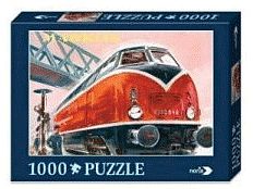 Marklin Marklin V200 Diesel Locomotive Puzzle - 1000 Pieces Model Railroad Puzzle Print Sign #15961