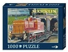 Marklin Marklin V60 Diesel Locomotive Puzzle - 1000 Pieces Model Railroad Puzzle Print Sign #15963