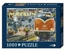 Marklin Marklin Train Station Puzzle - 1000 Pieces Model Railroad Puzzle Print Sign #15964