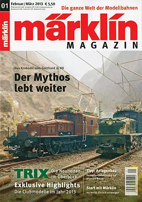 Marklin Marklin Magazine 01/2013 Model Railroading Book #197894