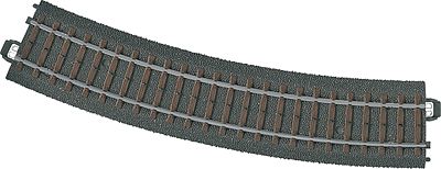 Marklin C Track - Curved Section Turnout Branch HO Scale Nickel Silver Model Train Track #20224