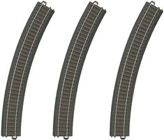 Marklin 3-Rail C Track Curved Sections pkg(3) HO Scale Nickel Silver Model Train Track #20330 Marklin 3-Rail C Track Curved Sections pkg(3) HO Scale Nickel Silver Model Train Track #20330