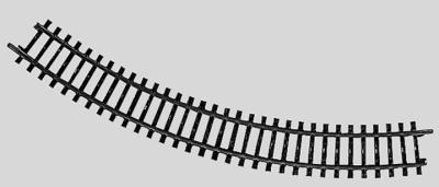 Marklin K Track - 11-5/8 Radius Curve HO Scale Nickel Silver Model Train Track #2210