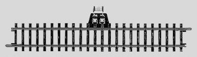Marklin K-Track 7-1/8 Straight Feed/Cap HO Scale Nickel Silver Model Train Track #2292