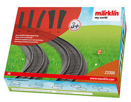 Marklin Plastic Track Extension Set HO Scale Nickel Silver Model Train Track #23300 Marklin Plastic Track Extension Set HO Scale Nickel Silver Model Train Track #23300