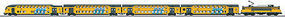Marklin Digital Norfolk Southern BiLevel Commuter Train HO Scale Model Train Set #26596 Marklin Digital Norfolk Southern BiLevel Commuter Train HO Scale Model Train Set #26596
