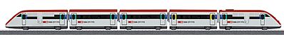 Marklin High Speed Train Battery Operated Swiss Railways ICN HO Scale Model Triain Set #29203
