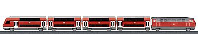 Marklin Regional Express Battery Operated German Federal Railroad HO Scale Model Train Set #29209