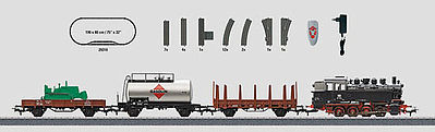 Marklin Digital Freight Train Starter Set w/Passing Siding HO Scale Model Train Set #29322