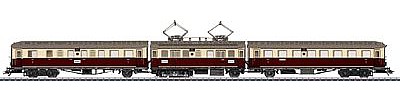Marklin Class elT Breslau 1004 German State Railway HO Scale Model Train Electric Locomotive #37287