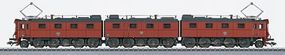 Marklin Class Dm3 3-Unit Swedish State Railways SJ HO Scale Model Train Electric Locomotive #37753 Marklin Class Dm3 3-Unit Swedish State Railways SJ HO Scale Model Train Electric Locomotive #37753