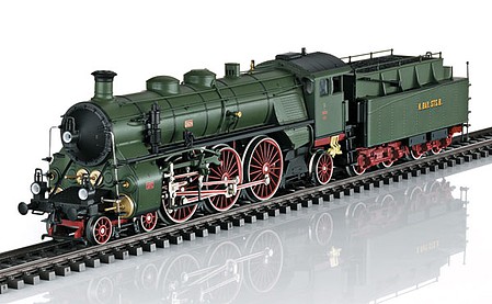 Marklin Class S 3/6 4-6-2 Hochhaxige/High Stepper - 3-Rail - Sound and Digital Royal Bavarian State Railways K. Bay Sts 3624 (Era 1 1912 (green, red)
