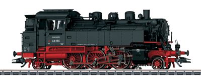 Marklin Class 64 2-6-2T German Federal Railroad DB HO Scale Model Train Steam Locomotive #39644