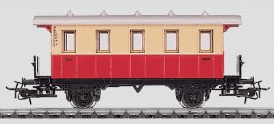 Marklin Local Coach Era I-V - German HO Scale Model Train Passenger Car #4107