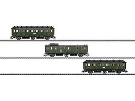 Marklin K.Bay Passenger 3-Car Set HO-Scale Marklin K.Bay Passenger 3-Car Set HO-Scale
