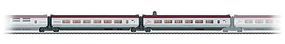 Marklin Thalys High-Speed Train Intermediate 2 Car Add-On HO Scale Model Train Passenger Car #43424 Marklin Thalys High-Speed Train Intermediate 2 Car Add-On HO Scale Model Train Passenger Car #43424
