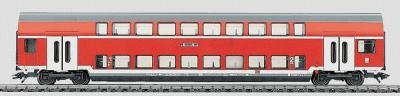Marklin Bilevel 1&2 Class Car HO Scale Model Train Passenger Car #43584
