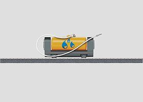 Marklin Tank Car for #441-29210 3-Rail Gray, Yellow, Blue HO Scale Model Train Freight Car #44102 Marklin Tank Car for #441-29210 3-Rail Gray, Yellow, Blue HO Scale Model Train Freight Car #44102
