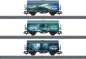 Marklin Boxcar 3-Pack 3-Rail Start Up Jim Button and the Wild 13 Schemes
