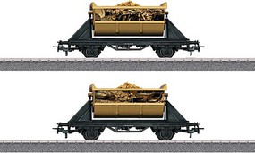 Marklin Pirates Freight Car Dump Car Set with Load 3-Rail Start Up Jim Button and the Wild 13 (black, brown)