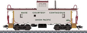 Marklin Class CA-3/CA-4 Caboose 3-Rail Ready to Run Union Pacific #3771 (white, Armour Yellow, red, Make Courtesy Contagious Slo Marklin Class CA-3/CA-4 Caboose 3-Rail Ready to Run Union Pacific #3771 (white, Armour Yellow, red, Make Courtesy Contagious Slo
