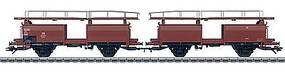 Marklin DB Auto Transport Car HO Scale Model Train Freight Car Set #46126 Marklin DB Auto Transport Car HO Scale Model Train Freight Car Set #46126