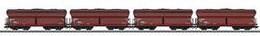 Marklin Type Fad 167 Hopper Car w/Real Coal Load 4-Pack HO Scale Model Train Freight Car #46260 Marklin Type Fad 167 Hopper Car w/Real Coal Load 4-Pack HO Scale Model Train Freight Car #46260