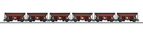 Marklin DB type Ed 090 Dump 6-Car Set Marklin Exclusiv HO Scale Model Train Freight Car #46316 Marklin DB type Ed 090 Dump 6-Car Set Marklin Exclusiv HO Scale Model Train Freight Car #46316
