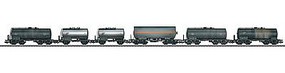 Marklin Era III Tank Car 6-Pack 3-Rail EVA & VTG HO Scale Model Train Freight Car #46533 Marklin Era III Tank Car 6-Pack 3-Rail EVA & VTG HO Scale Model Train Freight Car #46533